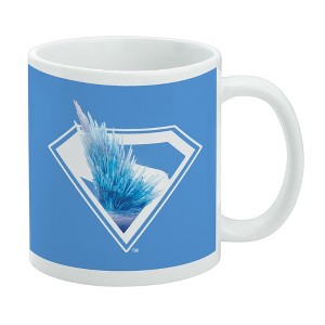 Superman 2025 Movie Fortress of Solitude Shield Ceramic Coffee Mug Novelty Gift Mugs for Coffee Tea and Hot Drinks, 11oz, White - 1 of 4