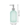Unique Bargains Reusable Cylinder Frosted Soap Dispenser 1 Pc - 4 of 4