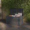 Decksplore150 Gallon Resin Deck Box, Waterproof Ourdoor Storage Container for Pool Accessories, Patio Garden Tools - 2 of 4