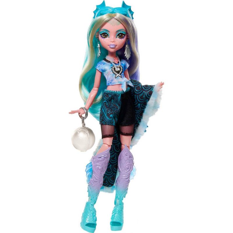 Monster High Skulltimates Secrets Fearidescent Lagoona Blue Fashion Doll, 5 of 13