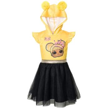 L.O.L. Surprise! Queen Bee Girls Mesh Dress Toddler to Big Kid