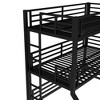 Kumasinova Bunk Bed,Metal Triple Bunk Bed with Ladder,Safety Guardrails for Kids,Bedroom,Noise-reduced Design - 4 of 4