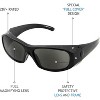 grinderPUNCH Full Lens Magnification Safety Sunglasses  Tinted Outdoor Reading Glasses for Work - Magnifying Readers (+1.50 Diopter) - 2 of 3