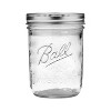 Ball 16oz 12pk Glass Wide Mouth Mason Jar with Lid and Band - image 3 of 4