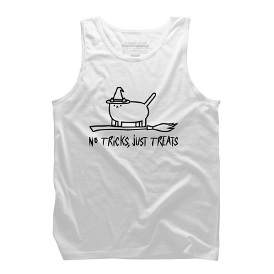 Men's Design By Humans Halloween cat By SPOODEMOON Tank Top