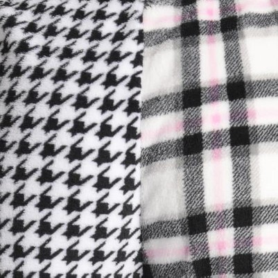 pink plaid houndstooth