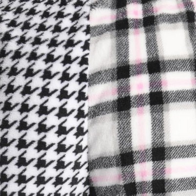 pink plaid houndstooth