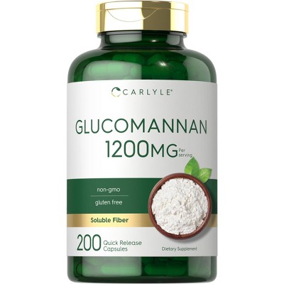 Carlyle Glucomannan 1200mg | 200 Capsules