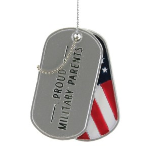 Ganz 3.0 Inch Military Parent Patriotic Tree Ornament , Christmas Patriotic (1PC) - 1 of 3