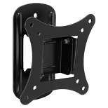 Mount-It! Small TV Monitor Wall Mount, RV TV Mount, Quick Release VESA Wall Mount Fits 19 to 32 Inch Screens, Low-Profile Slim Design, 44 lbs Capacity