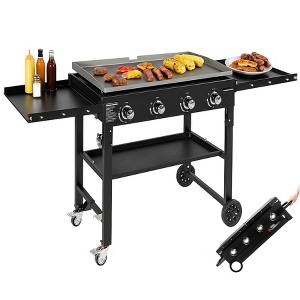 SUGIFT 4-Burner Flat Top Gas Griddle Cooking Station - Foldable Portable Propane Grill - 1 of 4