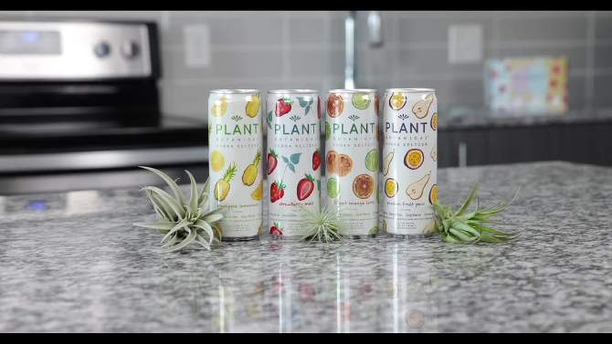 Plant Botanical Hard Vodka Seltzer Variety Pack 8pk/12 fl oz Cans, 2 of 10, play video