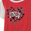 NCAA UNLV Rebels Girls' White Tie T-Shirt - image 3 of 3