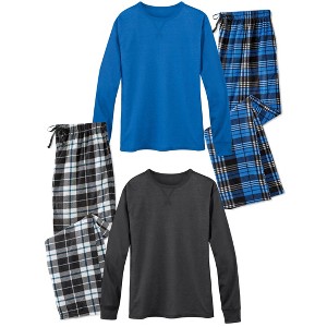 Collections Etc 4-pc Pack Men's Pajama Set - 1 of 4