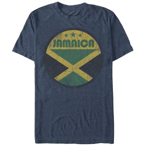 Men's Lost Gods Jamaica Flag Circle T-Shirt - 1 of 3