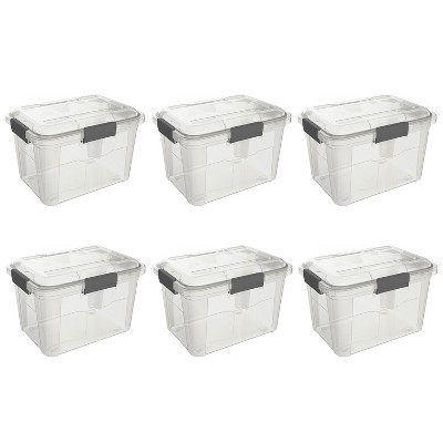 5 gallon plastic container with lid