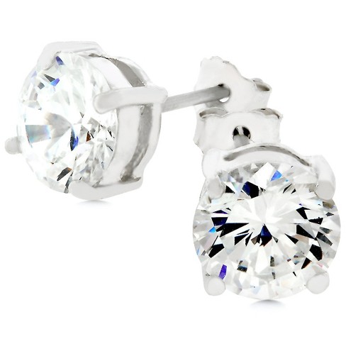 925 Sterling Silver store CZ Stud Earrings for Women/Girl, US925P1073