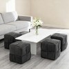 Dexmalle Square Corduroy Soft Ottoman - 3 of 4