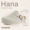 CUSHIONAIRE Hana Womens Clogs | Comfortable Vegan Suede Clogs for Women | Slip On Potato Shoes with Cork Footbed & Arch Support | Memory Foam - 2 of 4