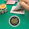 Slickblue 14-Gram Clay Composite Poker Chips 25-Pack, Laser Inlay, Casino Game Chips, Multicolor, $1-$25K - 2 of 3