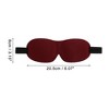 Unique Bargains Breathable 3D Sleep Mask Magic Tapes 1 Pc - 4 of 4