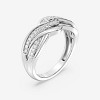 GILDED Statement Ring Band in 14KT Gold Plated & 925 Sterling Silver for Women in 1/4, 1/2, 3/4 Carat Total Weight Lab Grown Diamond | Size 7 - 2 of 4