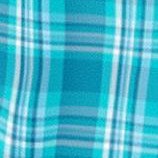 deep teal plaid