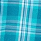 deep teal plaid