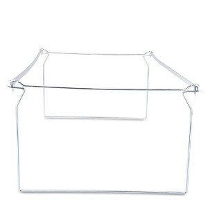Universal Screw-Together Hanging Folder Frame, Legal Size, 23" to 26.77" Long, Silver, 6/Box - 1 of 4