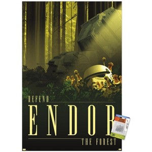 Trends International Star Wars: Endor - See the Forest by Russell Walks Unframed Wall Poster Prints - 1 of 4