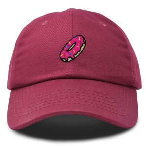 Dalix Donut Embroidered Mens Cotton Dad Hat Baseball Cap - 1 of 4