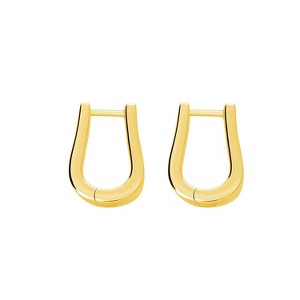 Lucy Quartermaine - Petal Hoops Small in Gold Vermeil - 1 of 4