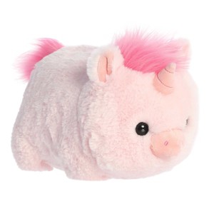 Aurora Medium Bubblegum Unicorn Spudsters Adorable Stuffed Animal Pink 10" - 1 of 4