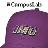 James Madison University Team Logo Cotton Twill Trucker Cap Purple OS - 4 of 4