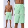 INSPIRE CHIC Men's Casual Summer Holiday Drawstring Waist Beach Striped Swimwear Shorts - 4 of 4