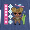 Girls' - LOL Surprise! - Queen Bee is Born to Roam Fitted Short Sleeve Graphic T-Shirt - 2 of 4
