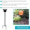 Sunnydaze Outdoor In-Ground Steel Gazing Globe Stand - 24" - Black - image 2 of 4