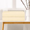 Unique Bargains 100% Cotton Solid Quick Dry Highly Absorbent Bath Towels 2 Packs - 3 of 4