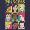 Women's Disney Princess Distressed Close-Up Poster T-Shirt - 2 of 4