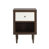 NicBex 1-Drawer Nightstand Wooden Beside Table with Storage Cabinet End Table for Bedroom, Living Room, Study - 3 of 4