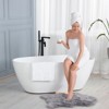 WOWOW Single Handle Freestanding Tub Faucet with Hand Shower in Brushed Gold - 2 of 4