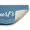 Stupell Industries Make Waves Aqua Blue Printed Plush Bathroom Floor Mat, design by Lettered and Lined - 2 of 4