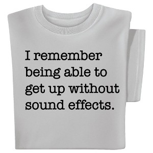 Collections Etc Funny Sound Effects Novelty Short Sleeve Graphic T-Shirt - 1 of 4