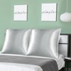 PiccoCasa Skin Luxurious Zipper Closure Satin Pillowcases 2 Pcs - 3 of 4