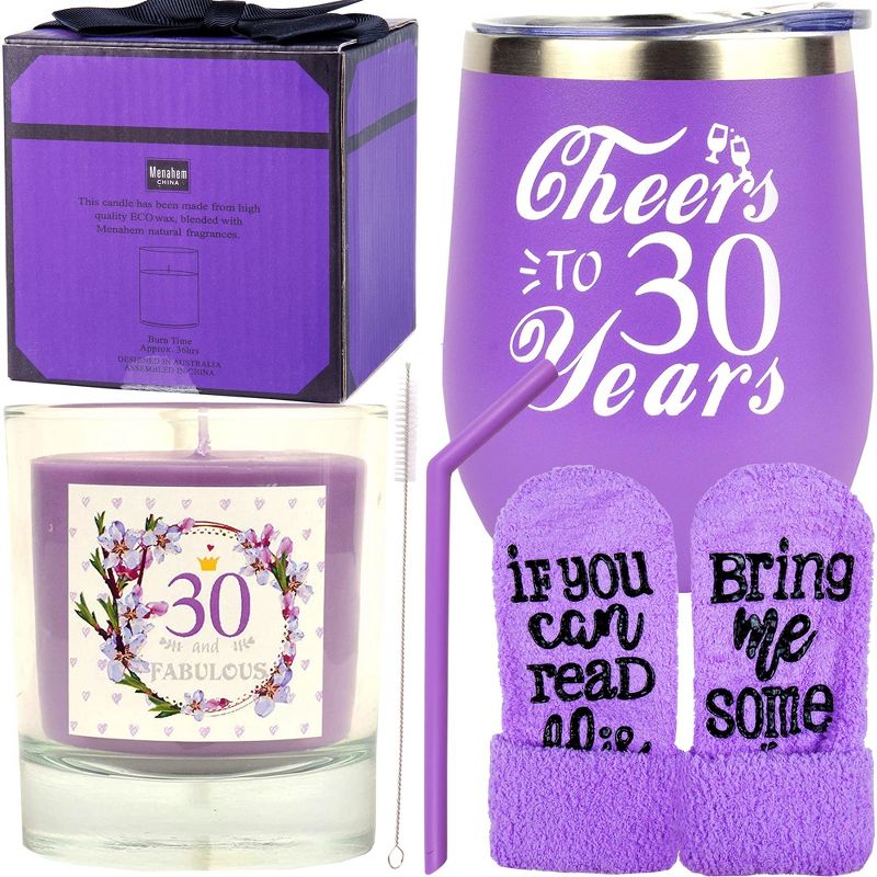 Meant2tobe 0th Birthday Tumbler Gift - Purple, 1 of 4