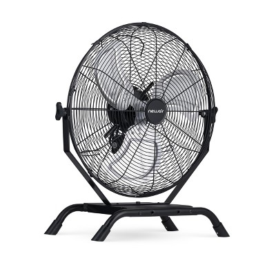 NewAir 20” Outdoor Rated 2-in-1 High Velocity Floor or Wall Mounted Fan with 3 Fan Speeds and Adjustable Tilt Head