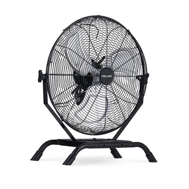 Newair 20" Outdoor Rated 2-in-1 High Velocity Floor or Wall Mounted Fan with 3 Fan Speeds and Adjustable Tilt Head, 1 of 12
