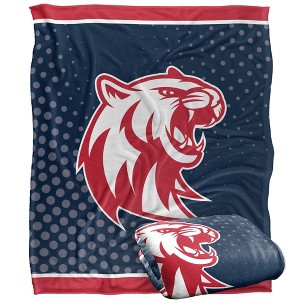 Rogers State University Logo Dots Silky Touch Blanket White 50x60 - 1 of 4