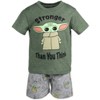 Star Wars The Mandalorian The Child T-Shirt and French Terry Shorts Outfit Set Toddler - 2 of 4