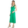 Maternity Scoop Neck Maxi Dress - 24seven Comfort Apparel™ - 2 of 4